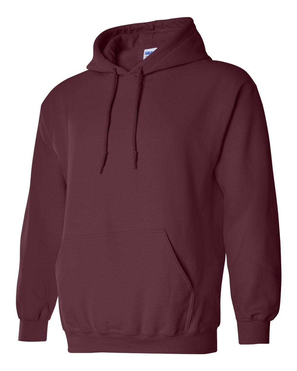 Gildan 18500 Unisex Heavy Blend™ Hooded Sweatshirt - Maroon - Side View