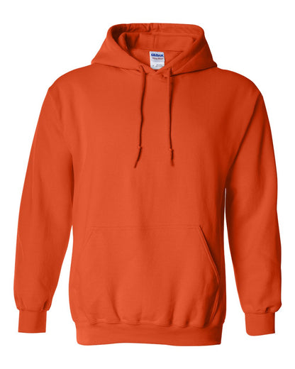 Gildan 18500 Unisex Heavy Blend™ Hooded Sweatshirt - Orange - Front View