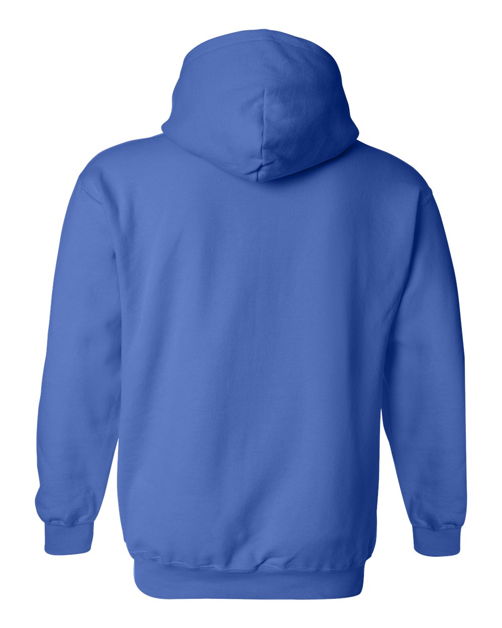 Gildan 18500 Unisex Heavy Blend™ Hooded Sweatshirt - Royal - Back View