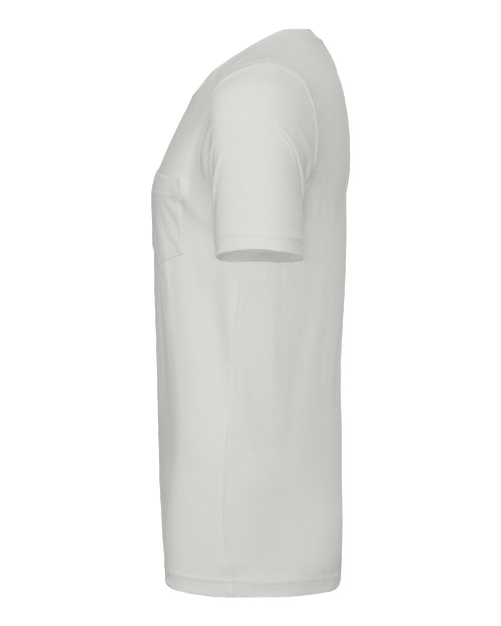 BELLA + CANVAS 3001 Jersey Tee - Silver - Direct Side