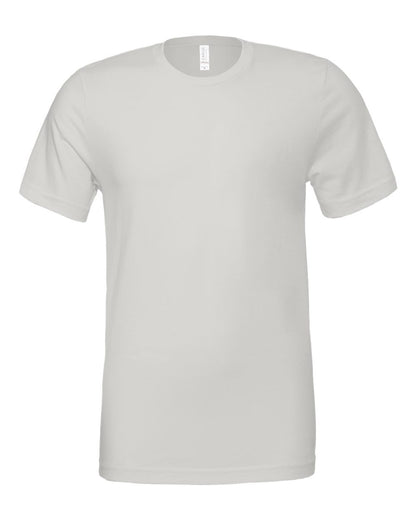 BELLA + CANVAS 3001 Jersey Tee - Silver - Front View