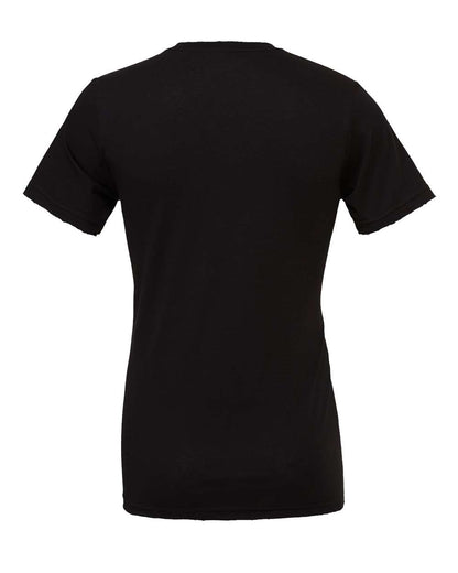 BELLA + CANVAS 3001 Jersey Tee - Black - Back View