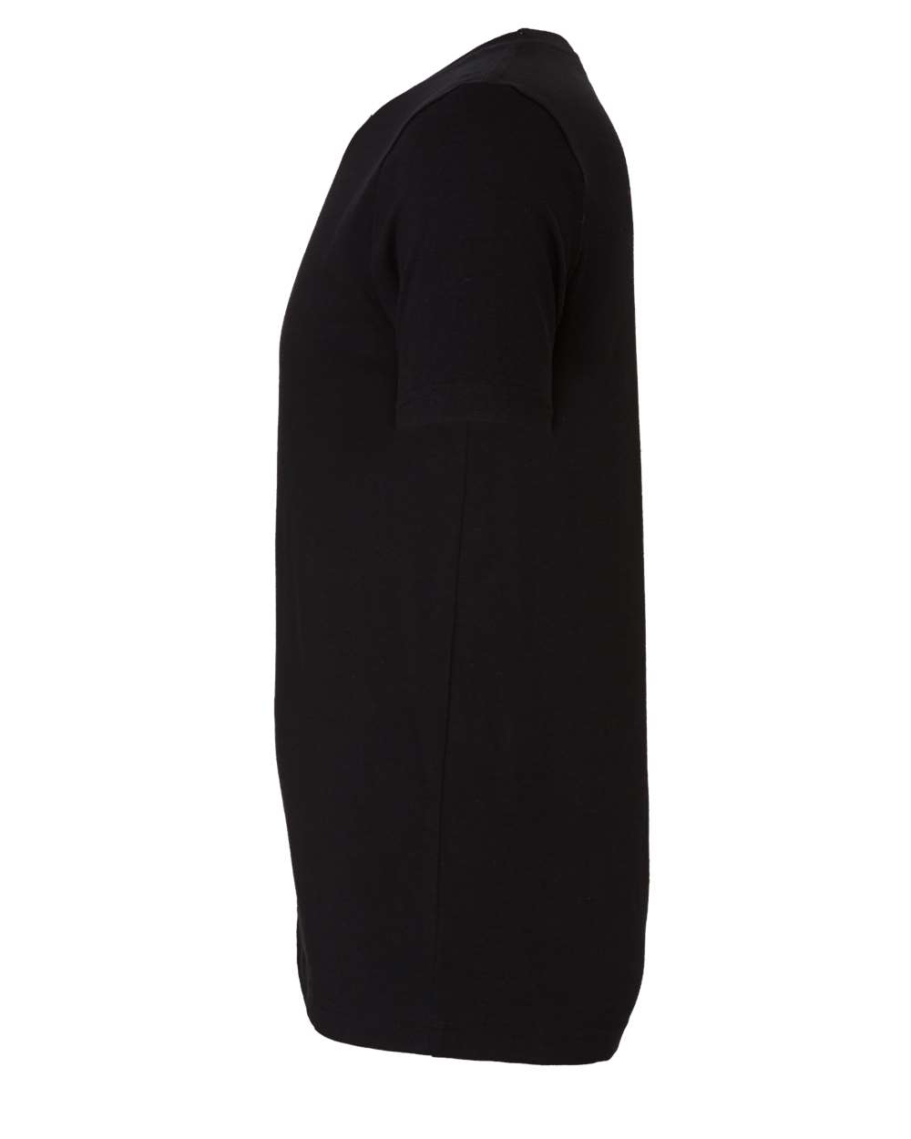BELLA + CANVAS 3001 Jersey Tee - Black - Direct Side