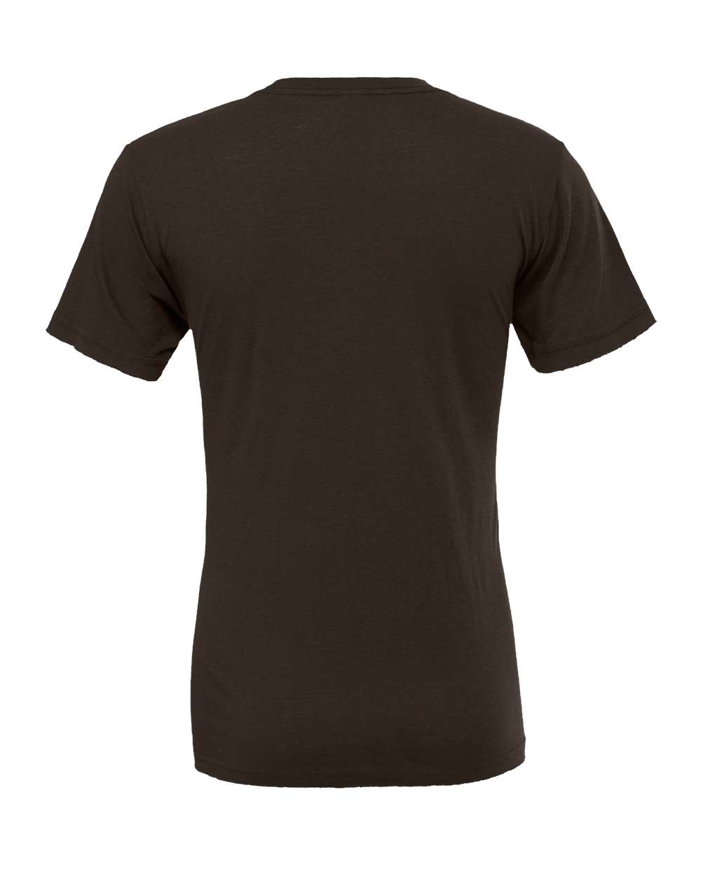 BELLA + CANVAS 3001 Jersey Tee - Brown - Back View
