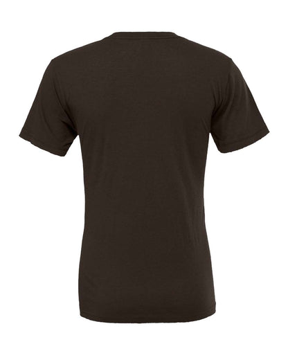 BELLA + CANVAS 3001 Jersey Tee - Brown - Back View