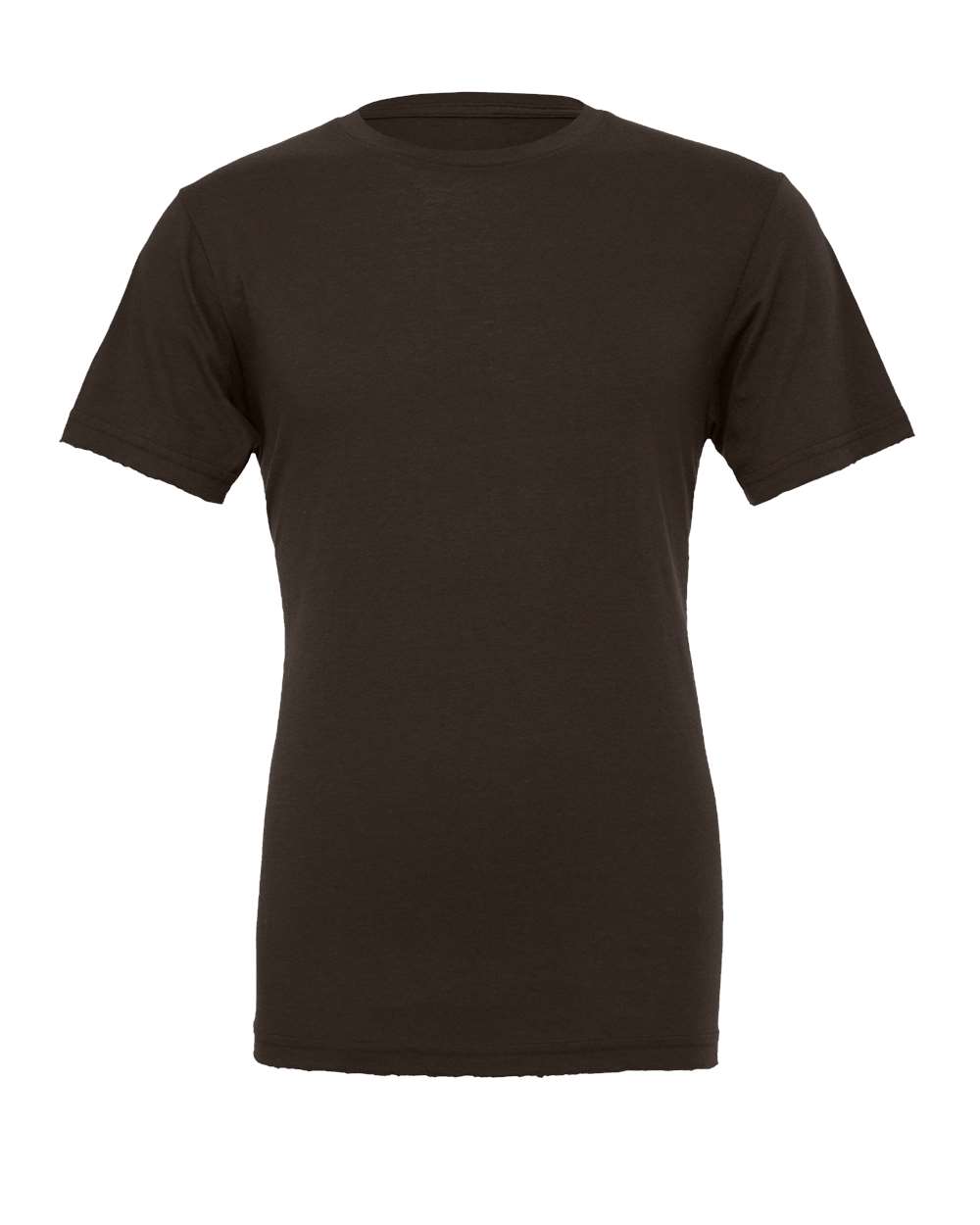 BELLA + CANVAS 3001 Jersey Tee - Brown - Front View
