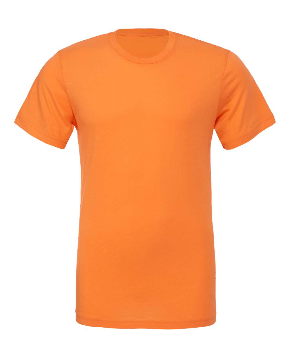 BELLA + CANVAS 3001 Jersey Tee - Burnt Orange - Front View