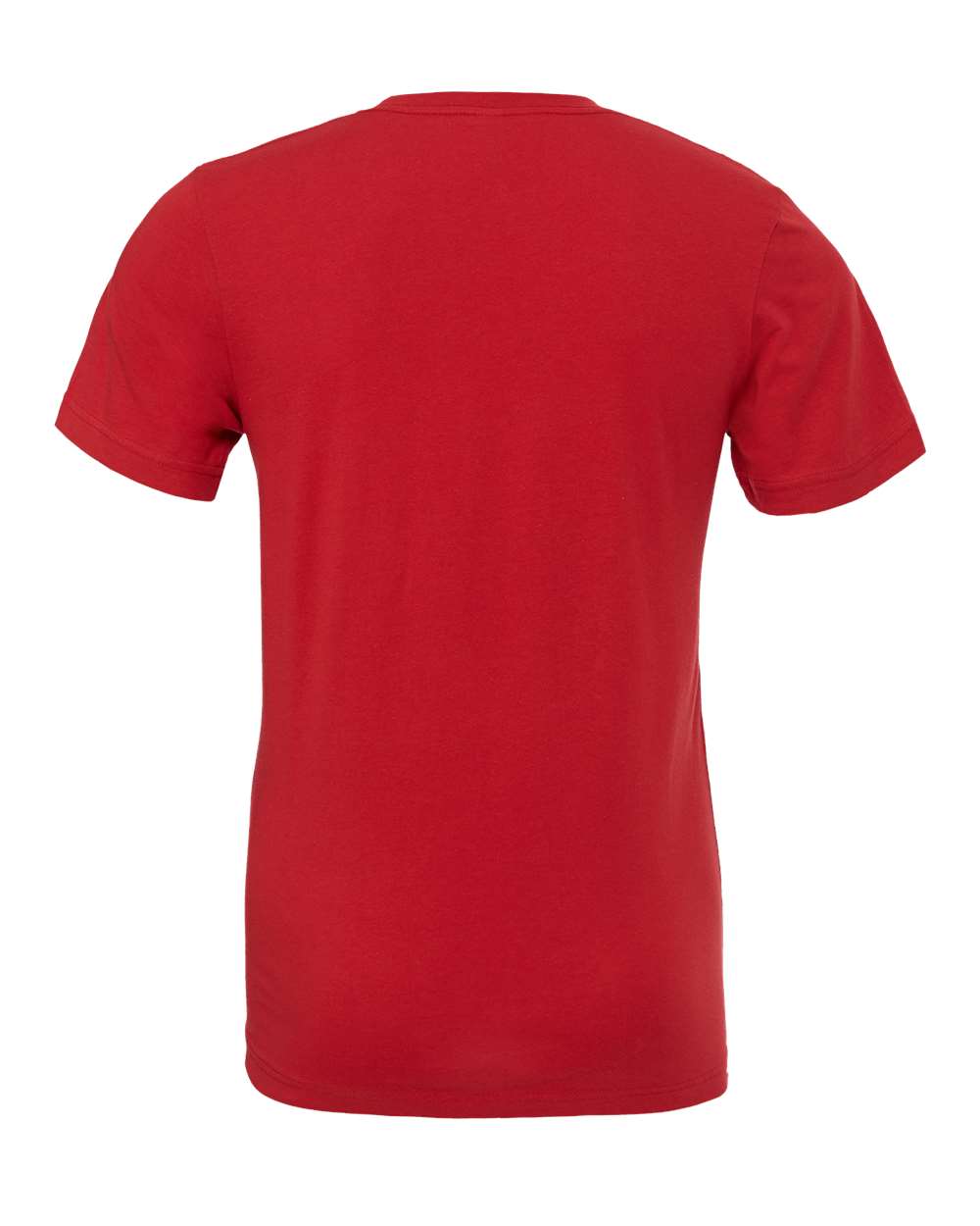 BELLA + CANVAS 3001 Jersey Tee - Canvas Red - Back View