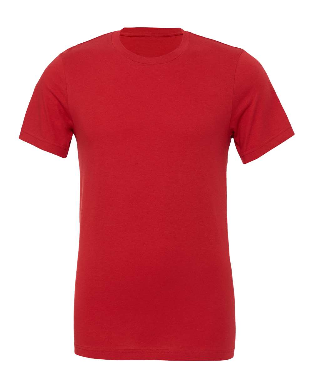 BELLA + CANVAS 3001 Jersey Tee - Canvas Red - Front View