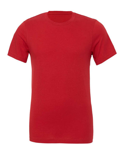 BELLA + CANVAS 3001 Jersey Tee - Canvas Red - Front View