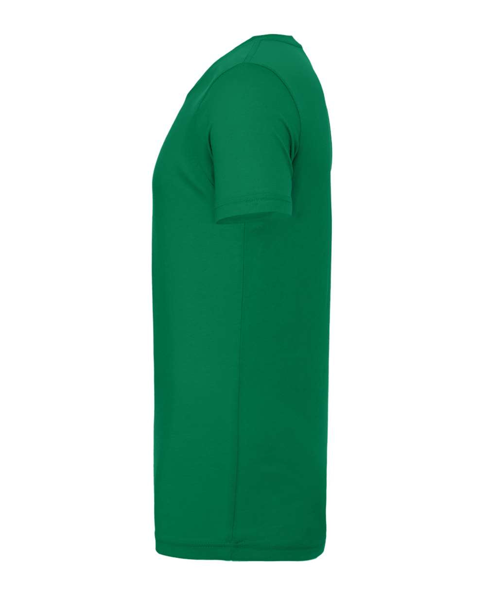 BELLA + CANVAS 3001 Jersey Tee - Evergreen - Direct Side