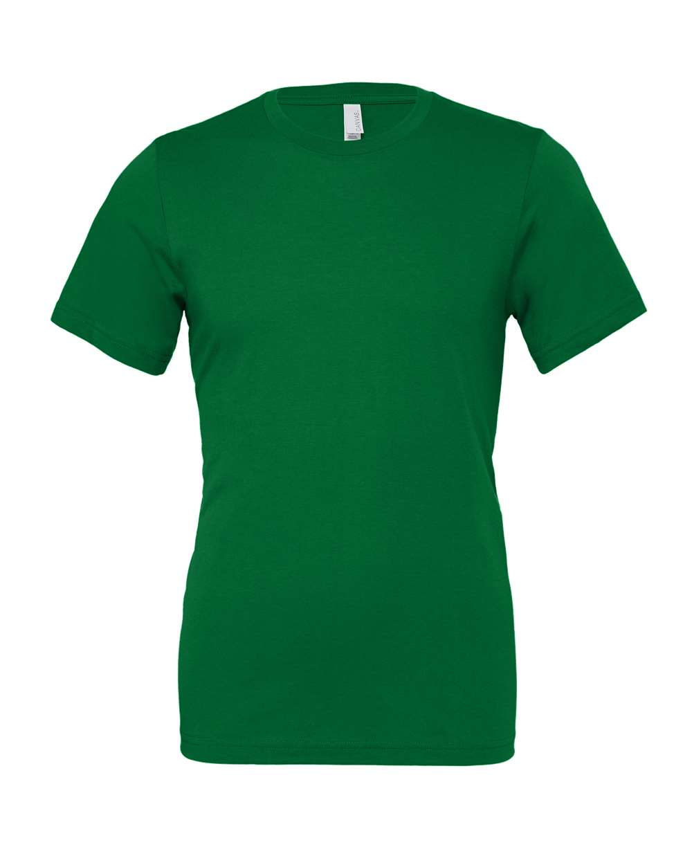 BELLA + CANVAS 3001 Jersey Tee - Kelly - Front View