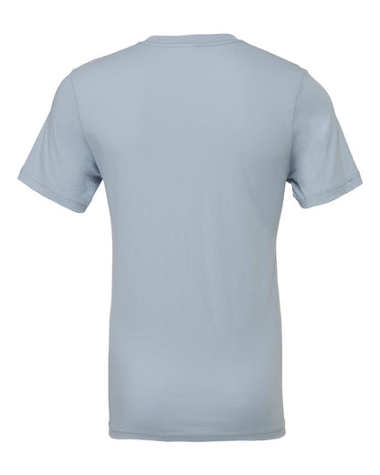 BELLA + CANVAS 3001 Jersey Tee - Light Blue - Back View