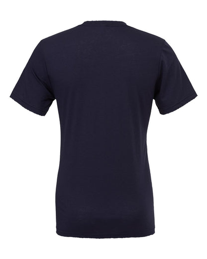 BELLA + CANVAS 3001 Jersey Tee - Navy - Back View