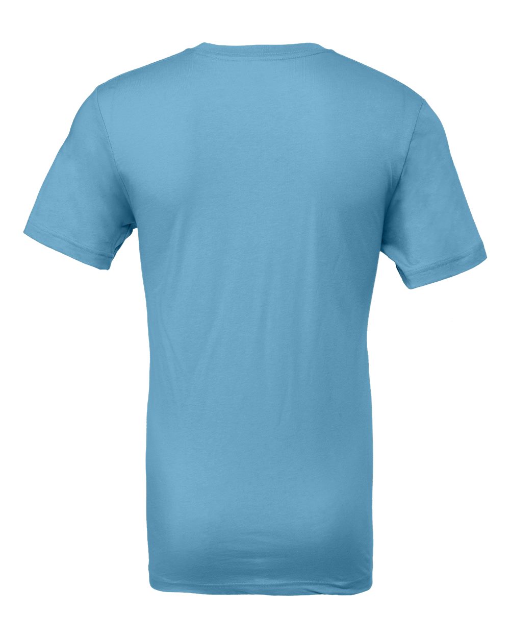 BELLA + CANVAS 3001 Jersey Tee - Ocean Blue - Back View