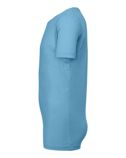 BELLA + CANVAS 3001 Jersey Tee - Ocean Blue - Direct Side