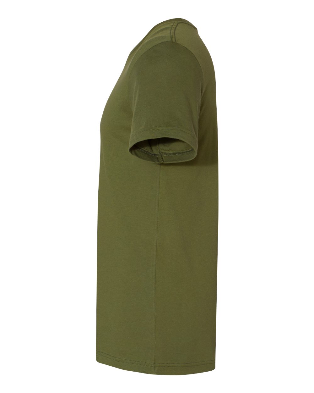 BELLA + CANVAS 3001 Jersey Tee - Olive - Direct Side