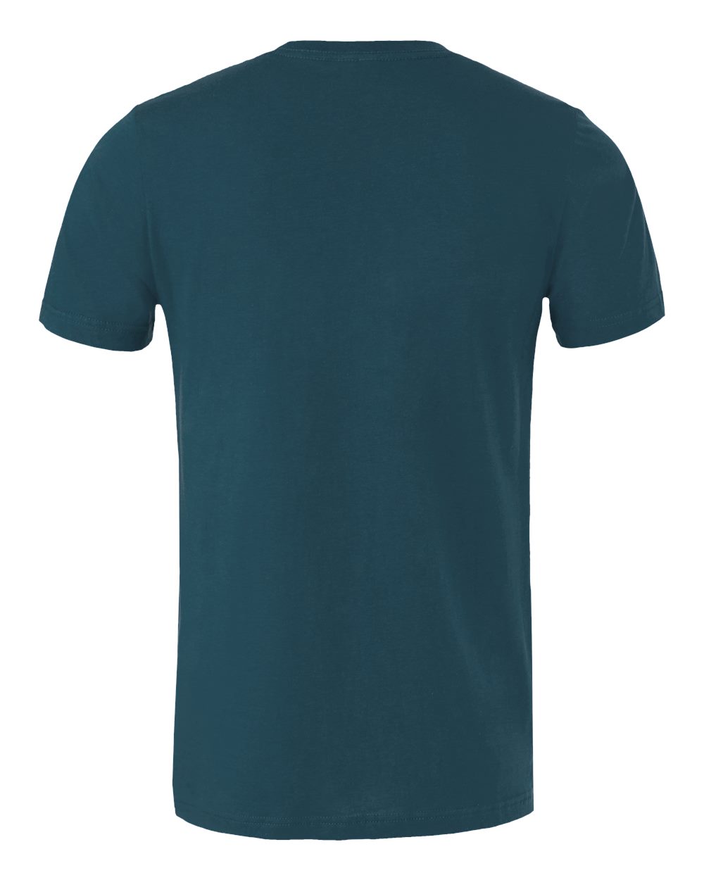BELLA + CANVAS 3001 Jersey Tee - Deep Teal - Back View