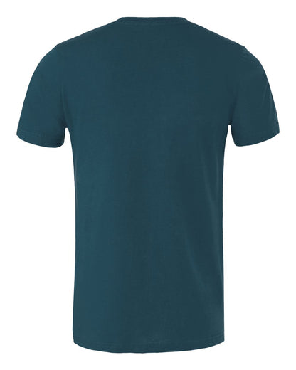 BELLA + CANVAS 3001 Jersey Tee - Deep Teal - Back View