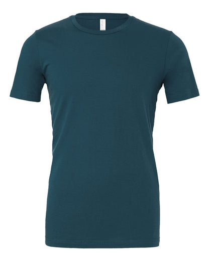 BELLA + CANVAS 3001 Jersey Tee - Deep Teal - Front View