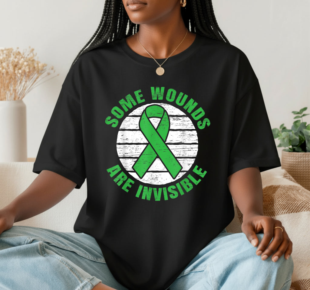 Some Wounds Are Invisible Mental Health Awareness Support – DTF Transfer