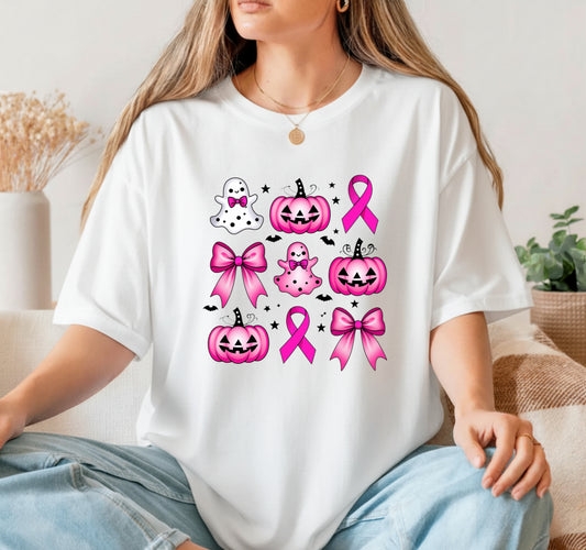 Distressed Survivor Pink Ribbon – Breast Cancer Awareness DTF Transfer