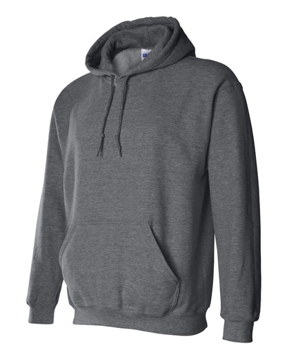 Gildan 18500 Unisex Heavy Blend™ Hooded Sweatshirt - Dark Heather - Side View