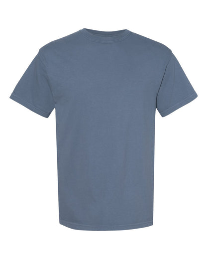 Comfort Colors 1717 Unisex Garment-Dyed Heavyweight T-Shirt - Blue Jean - Front View