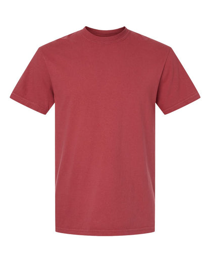Comfort Colors 1717 Unisex Garment-Dyed Heavyweight T-Shirt - Chili - Front View