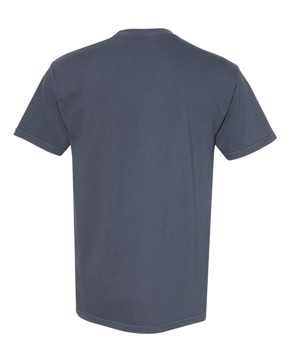 Comfort Colors 1717 Unisex Garment-Dyed Heavyweight T-Shirt - Denim - Back View