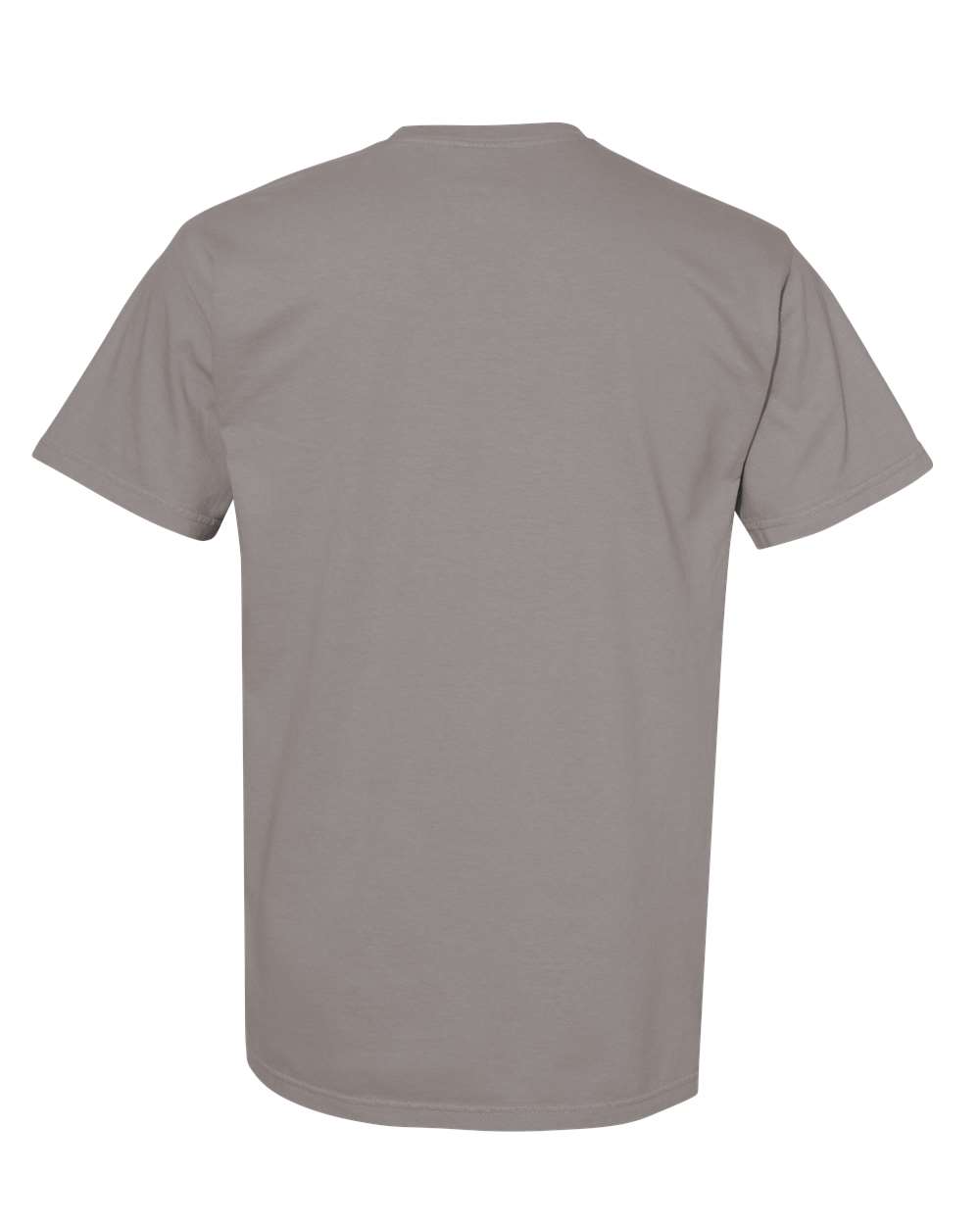 Comfort Colors 1717 Unisex Garment-Dyed Heavyweight T-Shirt - Grey - Back View