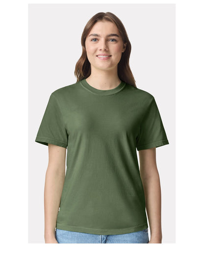 Comfort Colors 1717 Unisex Garment-Dyed Heavyweight T-Shirt - Hemp - On Model Front