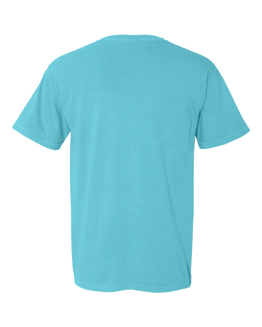 Comfort Colors 1717 Unisex Garment-Dyed Heavyweight T-Shirt - Lagoon - Back View