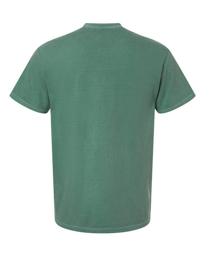 Comfort Colors 1717 Unisex Garment-Dyed Heavyweight T-Shirt - Light Green - Back View