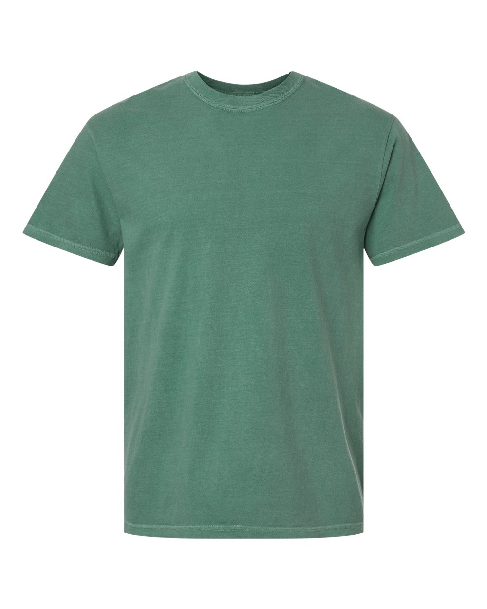 Comfort Colors 1717 Unisex Garment-Dyed Heavyweight T-Shirt - Light Green - Front View