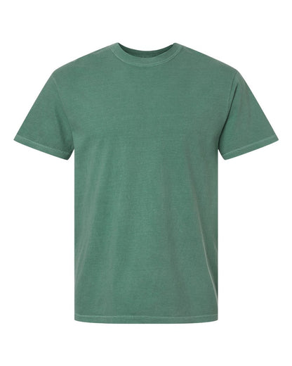 Comfort Colors 1717 Unisex Garment-Dyed Heavyweight T-Shirt - Light Green - Front View