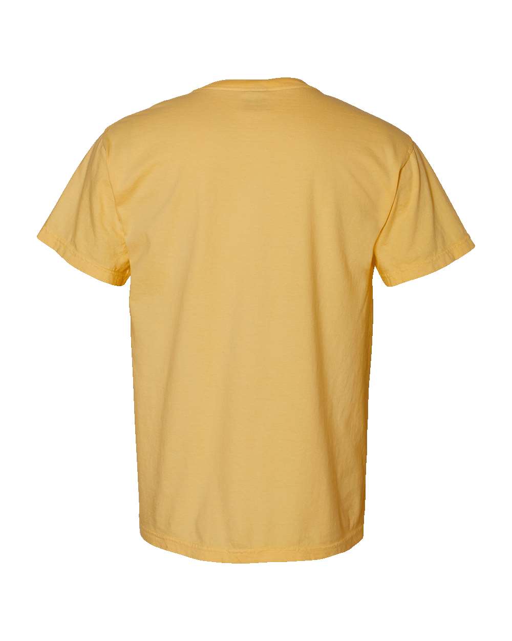 Comfort Colors 1717 Unisex Garment-Dyed Heavyweight T-Shirt - Mustard - Back View