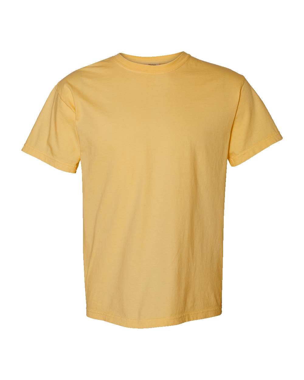Comfort Colors 1717 Unisex Garment-Dyed Heavyweight T-Shirt - Mustard - Front View