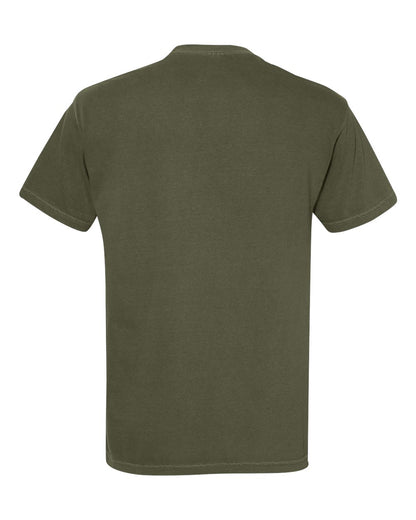 Comfort Colors 1717 Unisex Garment-Dyed Heavyweight T-Shirt - Sage - Back View