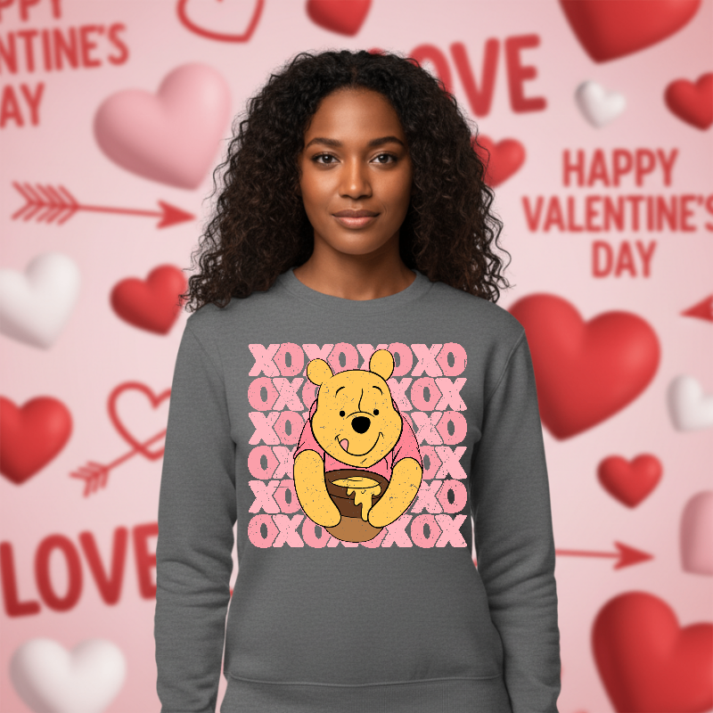 LUCKY CHARM Heart – Vintage Valentine DTF Transfer