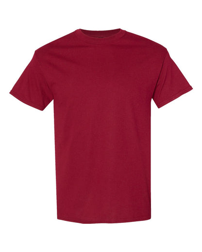 Gildan 5000 Unisex Heavy Cotton™ T-Shirt - Garnet - Front View