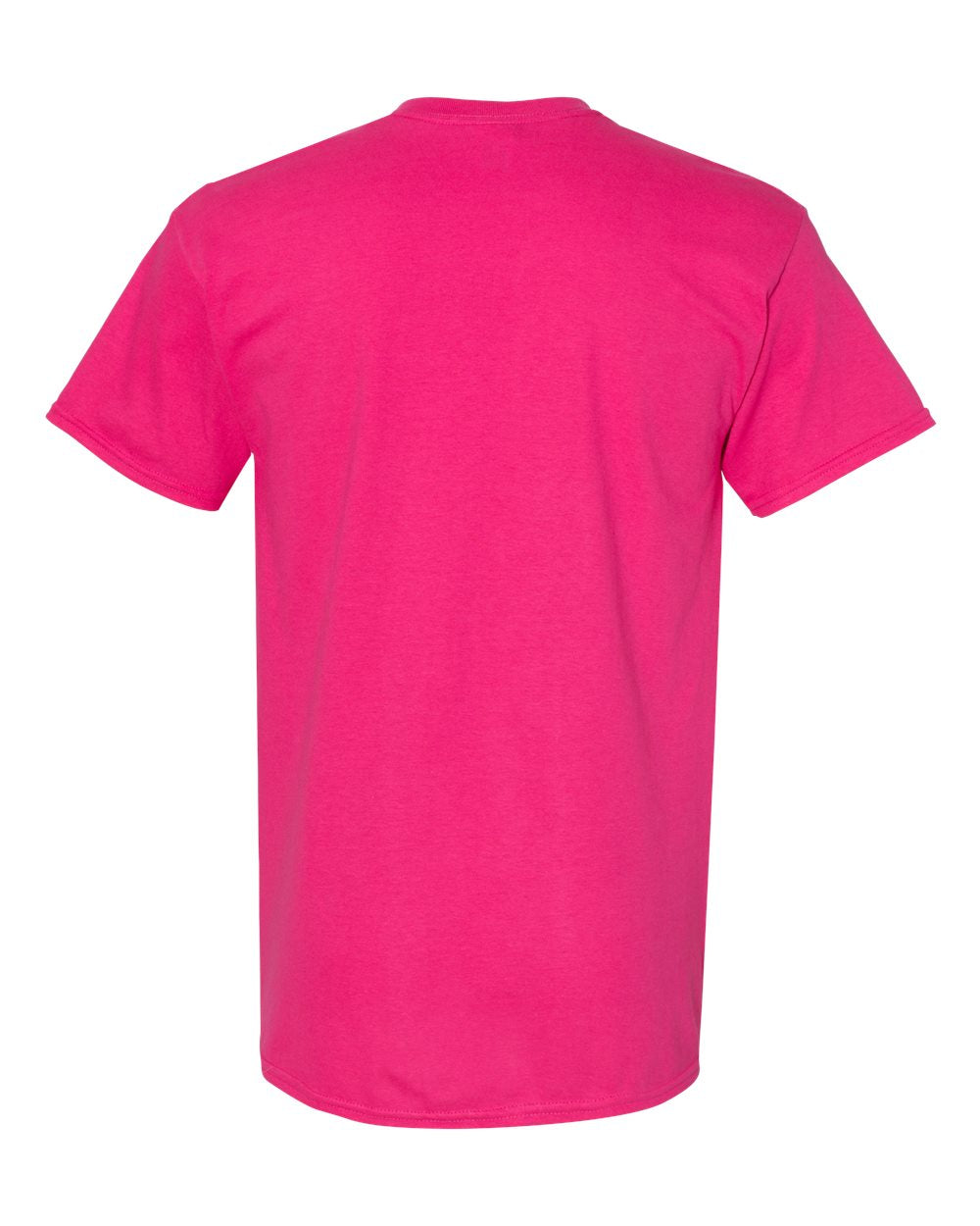 Gildan 5000 Unisex Heavy Cotton™ T-Shirt - Heliconia - Back View