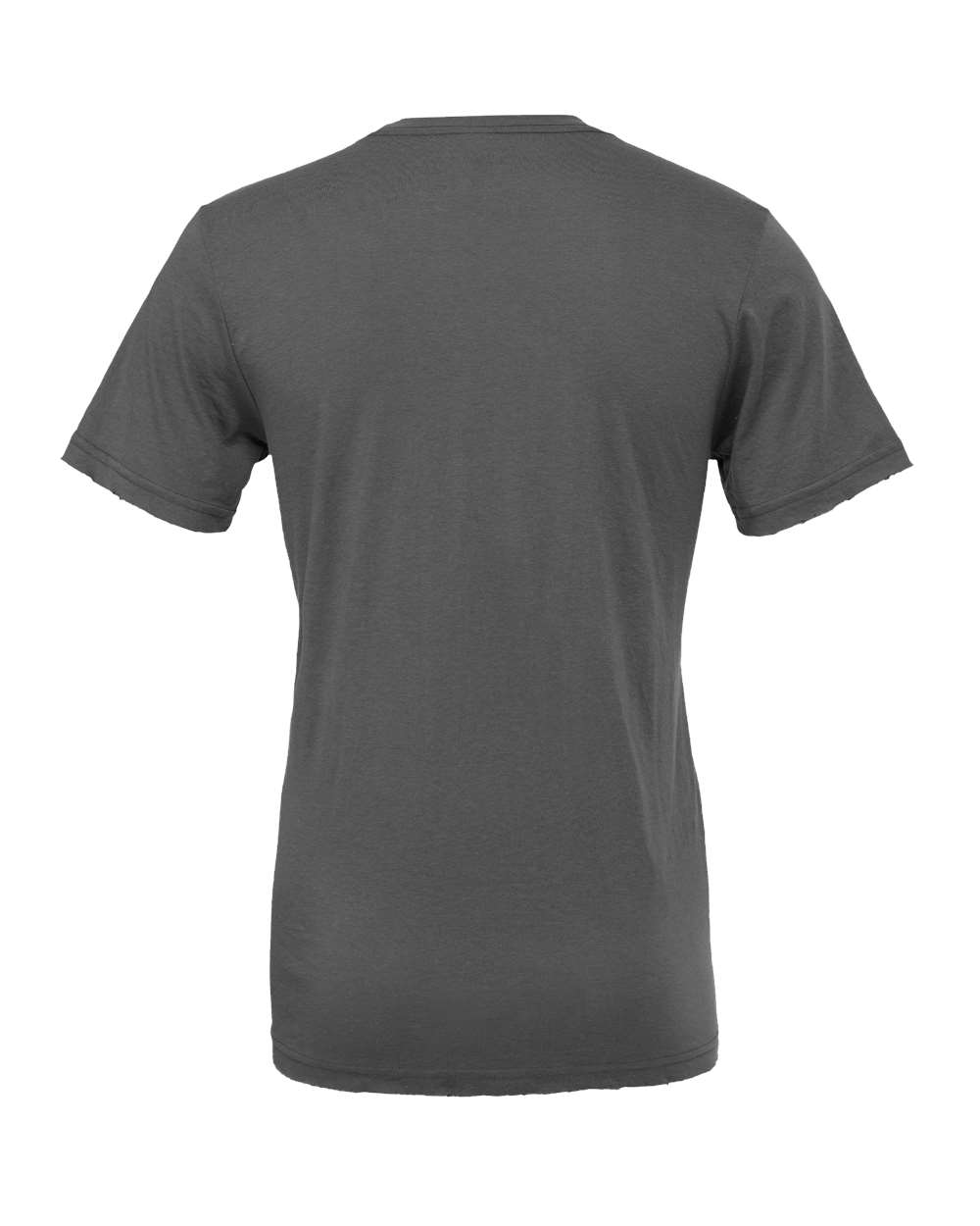BELLA + CANVAS 3001 Jersey Tee - Asphalt - Back View