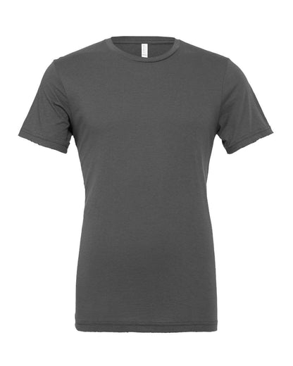 BELLA + CANVAS 3001 Jersey Tee - Asphalt - Front View