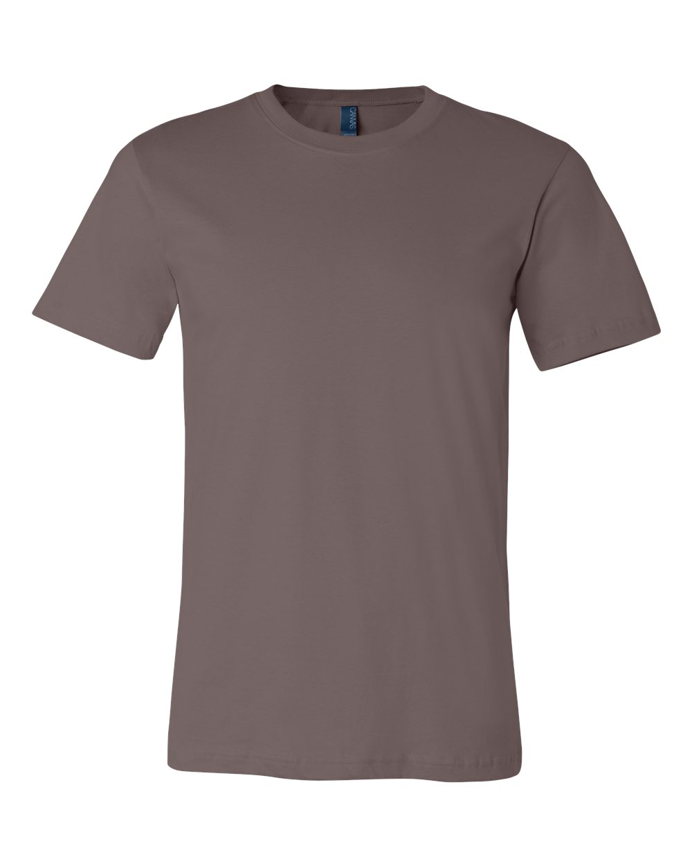 BELLA + CANVAS 3001 Jersey Tee - Pebble Brown - Front View