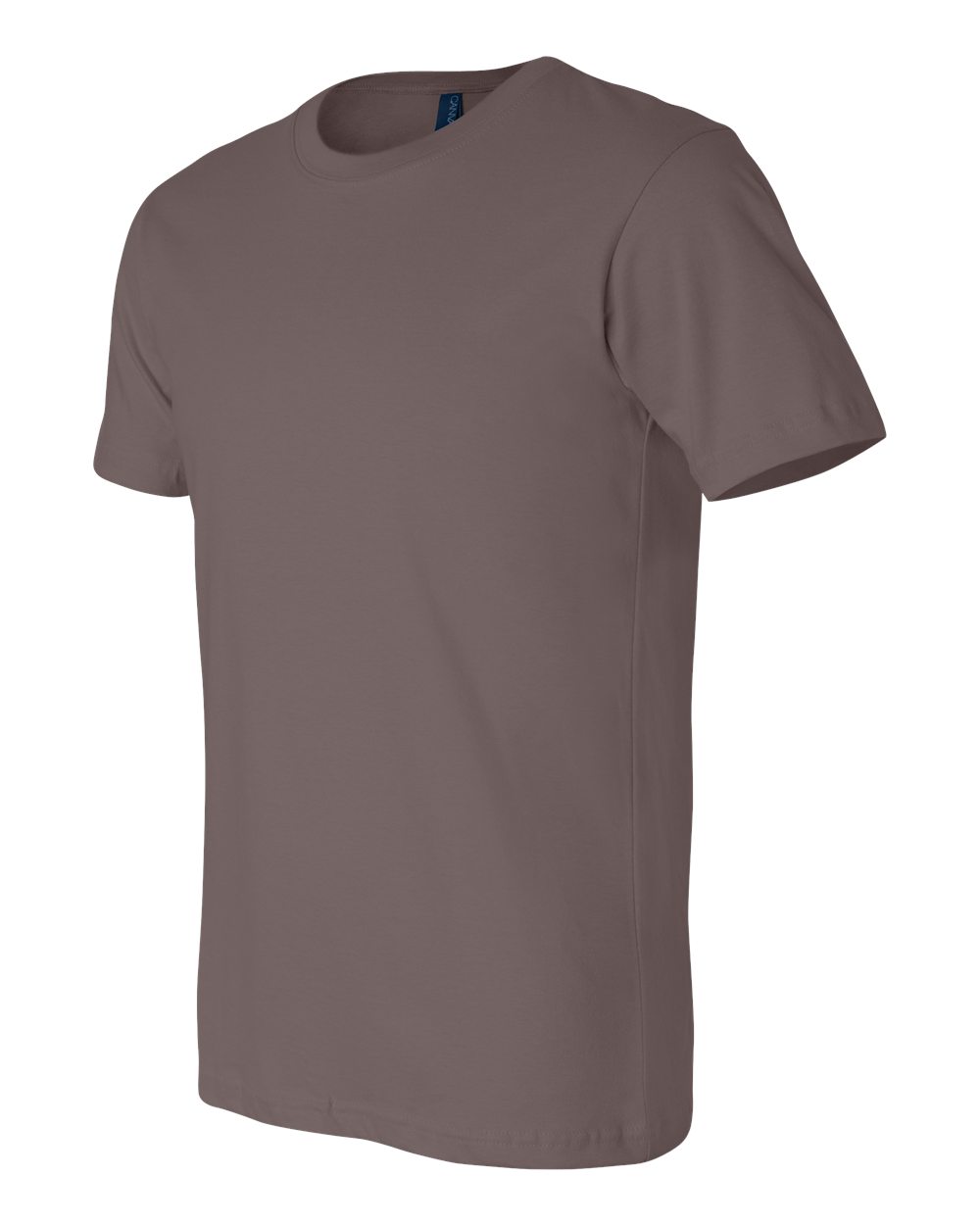 BELLA + CANVAS 3001 Jersey Tee - Pebble Brown - Side View