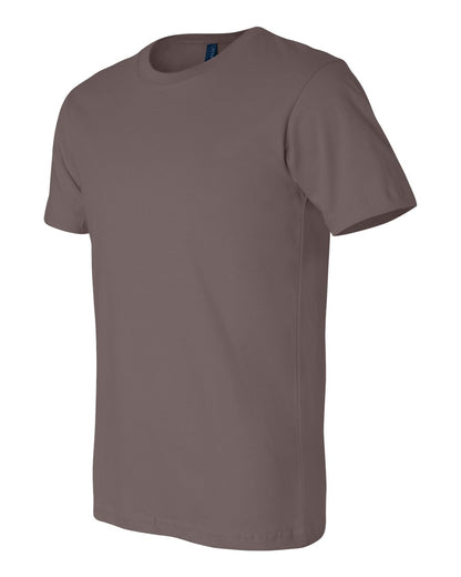 BELLA + CANVAS 3001 Jersey Tee - Pebble Brown - Side View