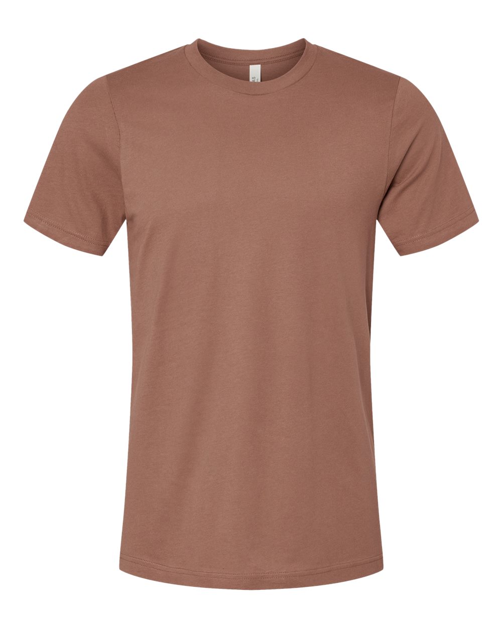 BELLA + CANVAS 3001 Jersey Tee - Chestnut - Front View