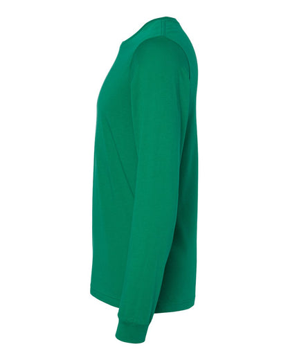 BELLA + CANVAS 3501 Unisex Jersey Long Sleeve Tee - Kelly - Direct Side