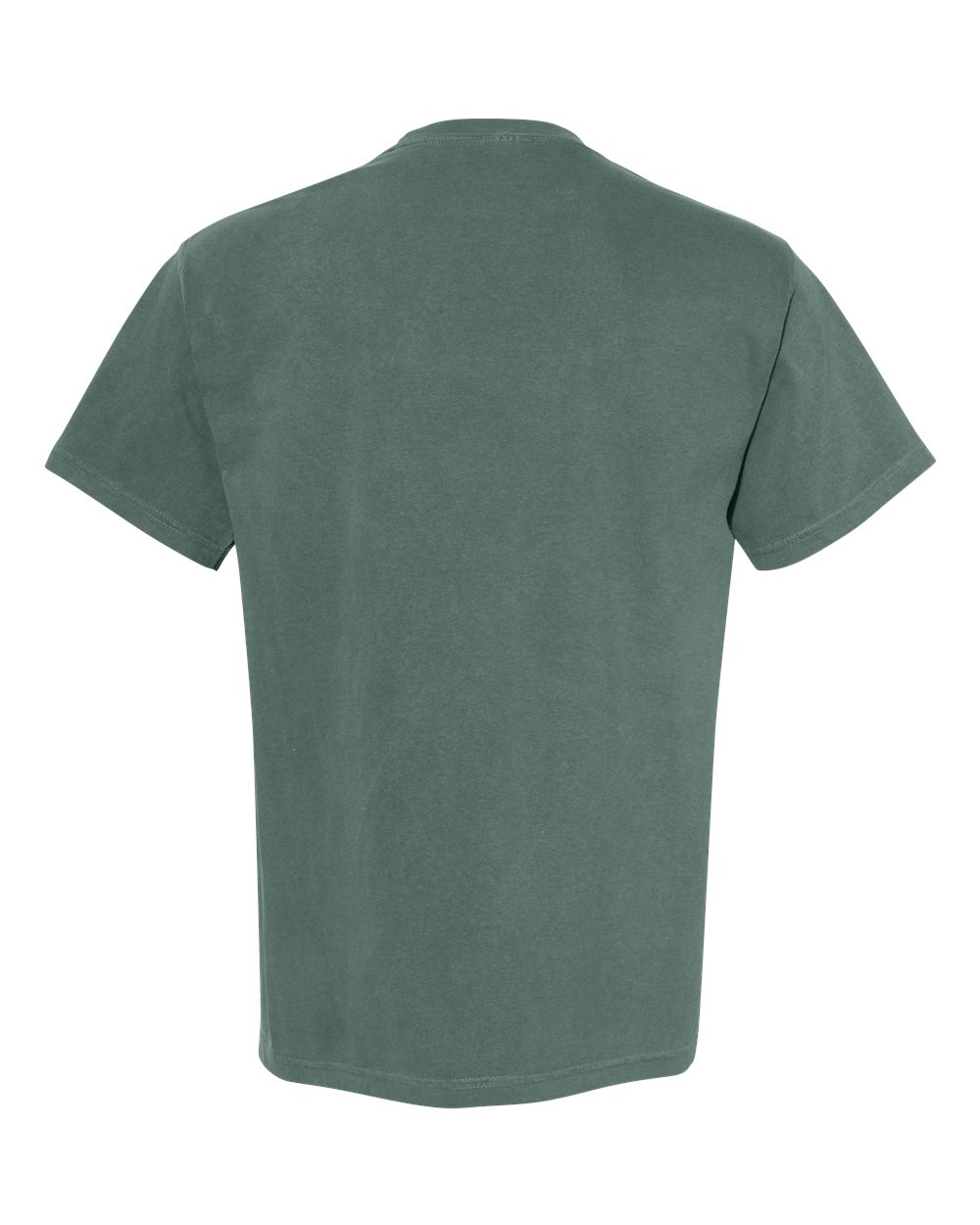 Comfort Colors 1717 Unisex Garment-Dyed Heavyweight T-Shirt - Blue Spruce - Back View